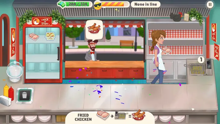 Kitchen Scramble 2: World Cook android App screenshot 1